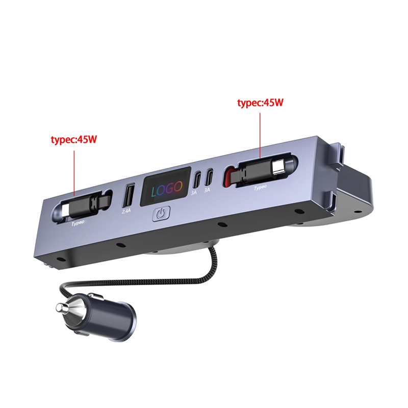 Usb Hub Type C - Многопортовое автомобильное зарядное устройство, двойной адаптер
