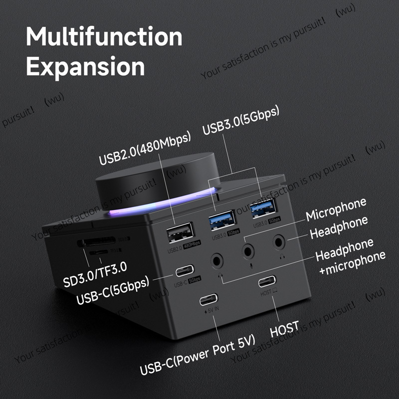 USB-C хаб с кнопками быстрого  – обзор и цена Usb Hub Type C