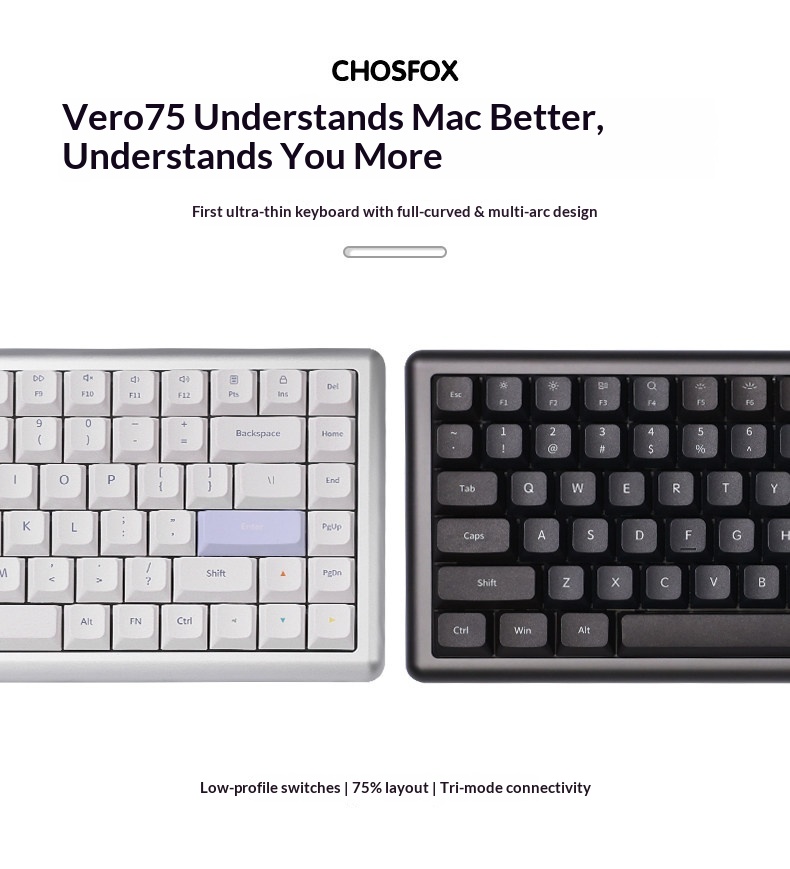 Механическая клавиатура Vero75 – обзор и цена Android Tablet Gaming Accessories