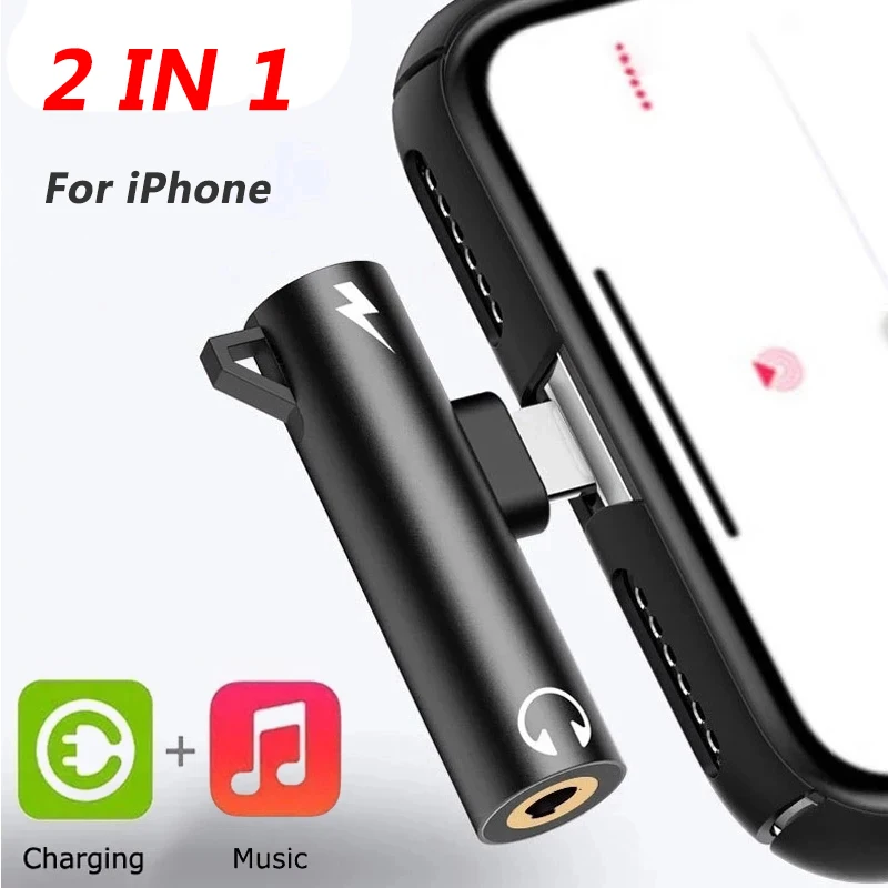 Адаптер-разветвитель 2-в-1 для – обзор и цена Wired Earphone Lightning